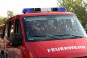 Ankommen der Feuerwehrgruppen