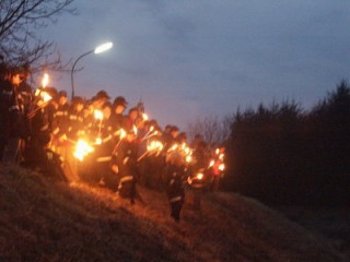 beim Fackelzug