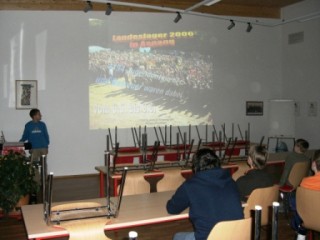 Pr&auml;sentation im Saal