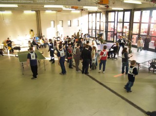 Die Tischtennisarena