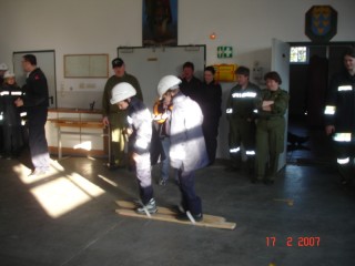 beim Schifahren.........