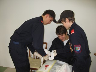 Der Druckverband wurde immer richtig angelegt