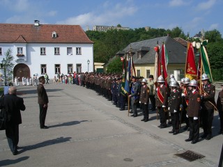 Der gesamte Prozesions-Zug