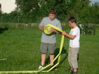 Schlauchrollen funktioniert schon recht gut...