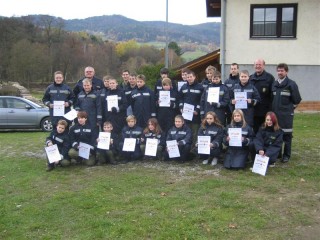 Nach der &Uuml;bergabe der Fertigkeitsabzeichen