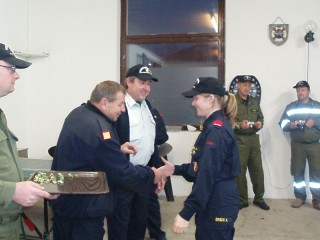 Abzeichen&uuml;bergabe