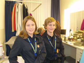 Kristina und Michael beim Warten