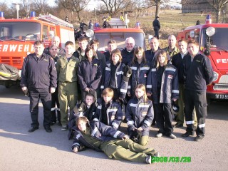 Die FJ Gruppe aus Langenlois mit dem AFKdt. Stv.
