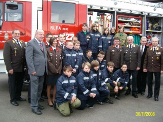Die Feuerwehrjugendgruppe Langenlois