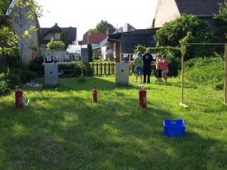 Knotenkunde der Einzelbewerber beim Knotengestell