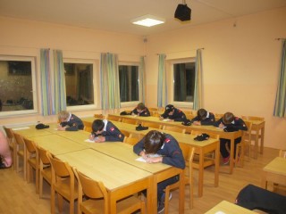 Beim Ausf&uuml;llen der Testbl&auml;tter