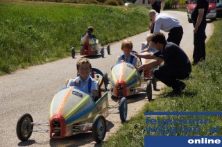Kurz vorm Aufbruch zum Start