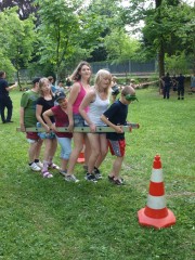 Leiterslalom und ...