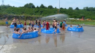 Die Becken von weitem