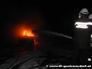 l&ouml;schen mittels Schaumangriff