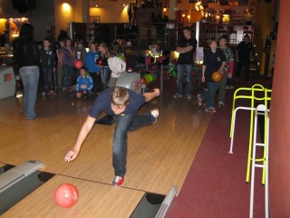 ... und danach zum Bowling