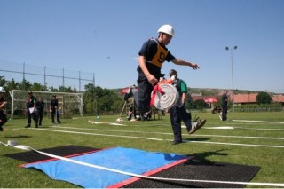 Heiß ging es her beim Bewerb...