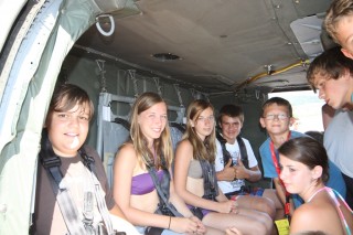 Begeisterte Gesichter im Black-Hawk