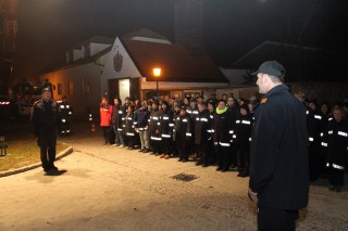 Antreten zur Siegerverk&uuml;ndung