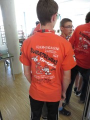 Eigens angefertigte T-Shirts