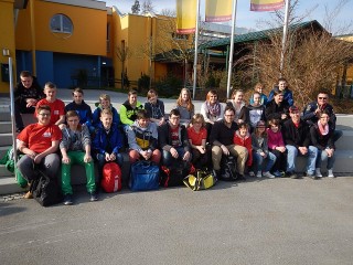 Die Kids mit den Betreuern
